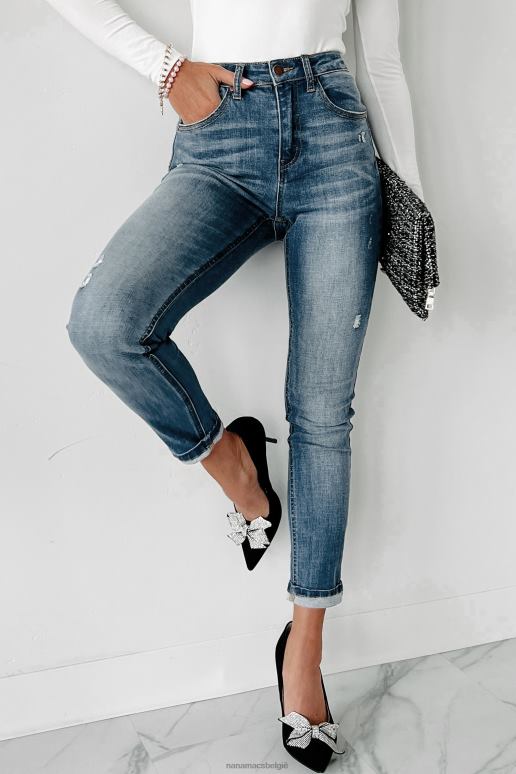 medium dexter skinny jeans met halfhoge taille NanaMacs HPTT3494