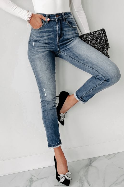 medium dexter skinny jeans met halfhoge taille NanaMacs HPTT3494