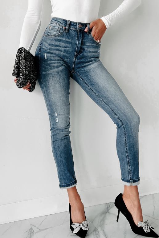 medium dexter skinny jeans met halfhoge taille NanaMacs HPTT3494