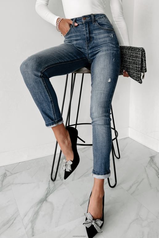 medium dexter skinny jeans met halfhoge taille NanaMacs HPTT3494