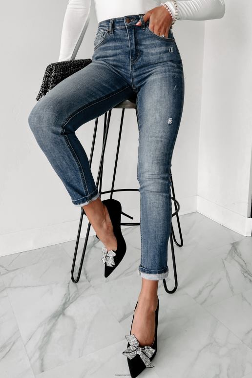 medium dexter skinny jeans met halfhoge taille NanaMacs HPTT3494