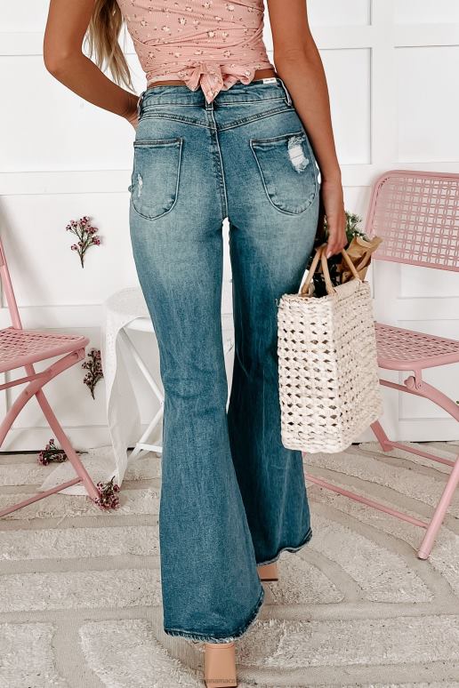 medium kick it back 90's flare distressed jeans NanaMacs HPTT3441