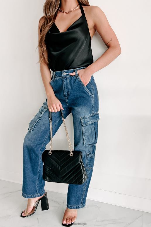 medium spijkerstof get to the point cargojeans met wijde pijpen NanaMacs HPTT3136