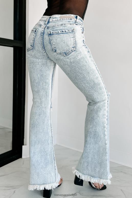 zure was Lawson mid-rise cello distressed flare jeans NanaMacs HPTT3455