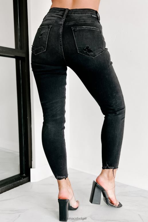 zwart tobias mid-rise distressed slim risen jeans NanaMacs HPTT3493