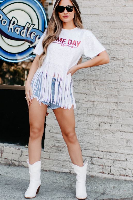 licht zorgeloze casual mid-rise distressed denim short NanaMacs HPTT2951