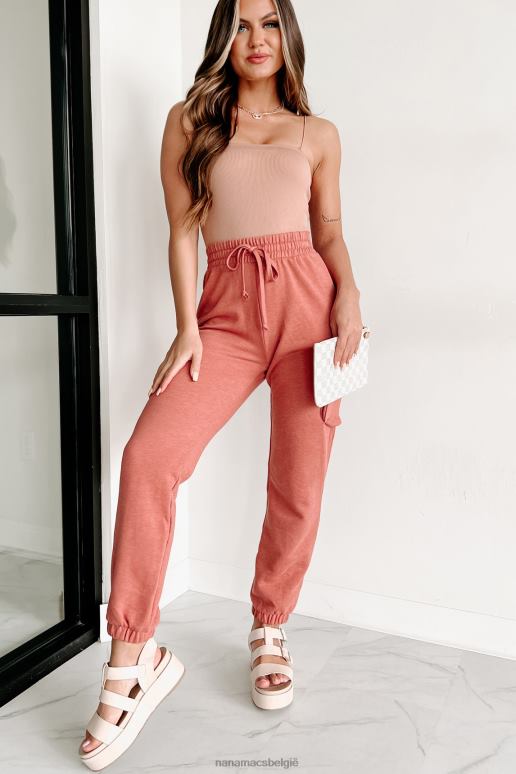 Roest om het relaxte joggingbroek met cargozak te houden NanaMacs HPTT3342