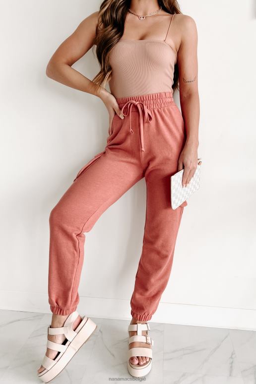 Roest om het relaxte joggingbroek met cargozak te houden NanaMacs HPTT3342