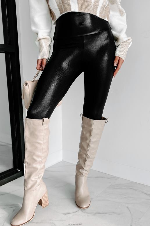 glitter zwart flirt alert originele legging NanaMacs HPTT1538