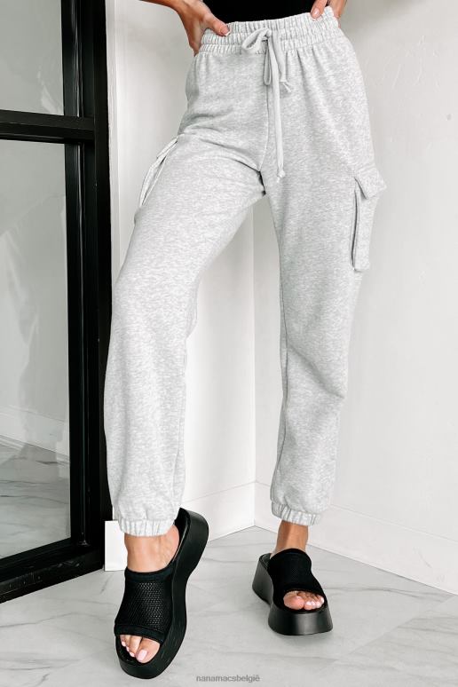 heide grijs om het relaxte joggingbroek met cargozak te houden NanaMacs HPTT3343