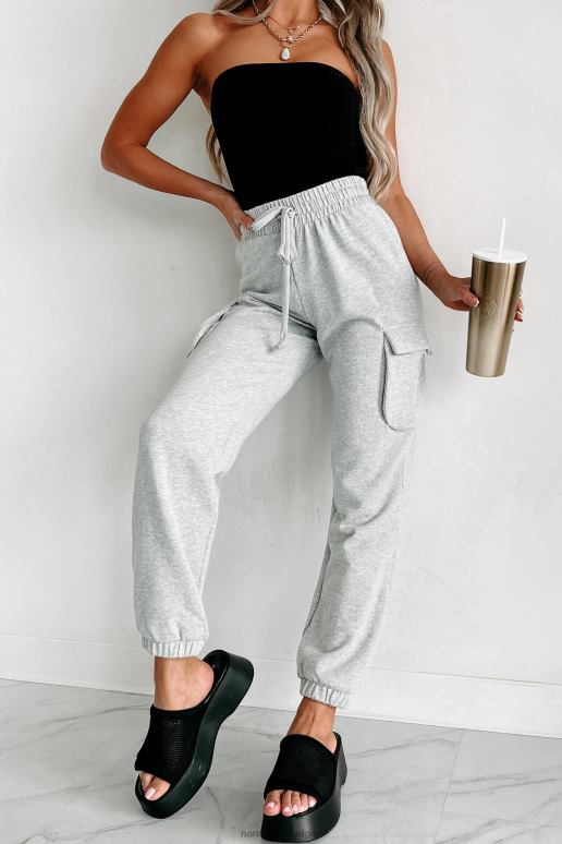 heide grijs om het relaxte joggingbroek met cargozak te houden NanaMacs HPTT3343