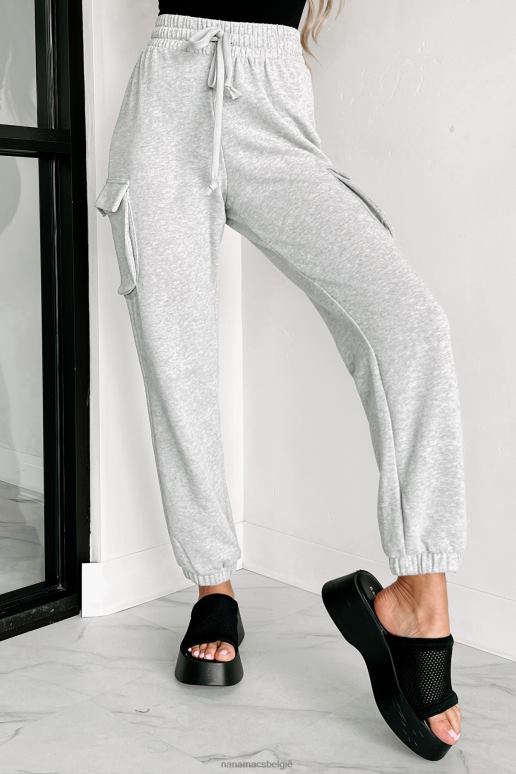 heide grijs om het relaxte joggingbroek met cargozak te houden NanaMacs HPTT3343