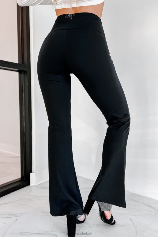 zwart doe wat je wilt split zoom legging NanaMacs HPTT3117