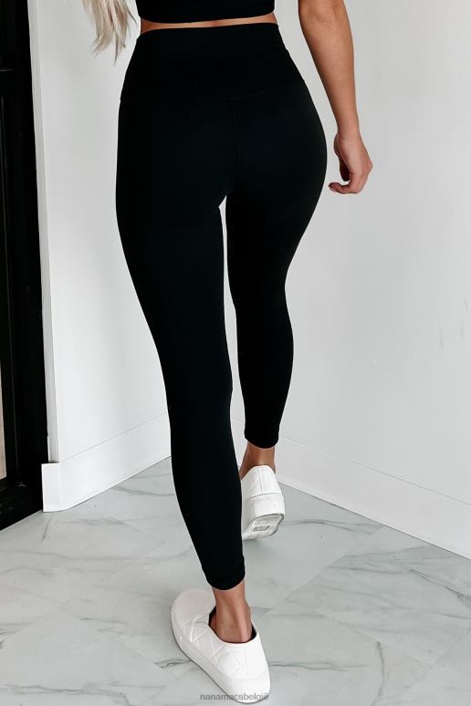 zwart streven naar comfort basic leggings NanaMacs HPTT3357