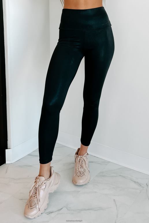 zwart to the bank glitterlegging van imitatieleer NanaMacs HPTT3362