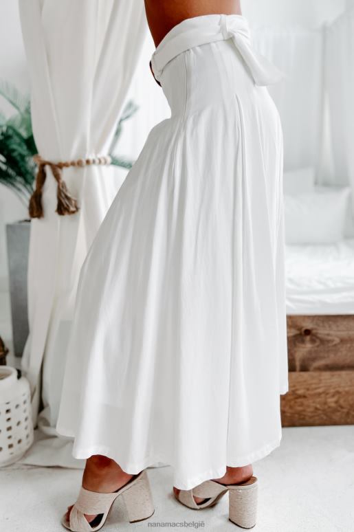 ivoor midirok met bescheiden mentaliteit en riem NanaMacs HPTT3264