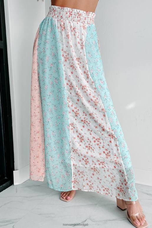 ivoor multi het maken van meer herinneringen bloemen maxi rok NanaMacs HPTT3193