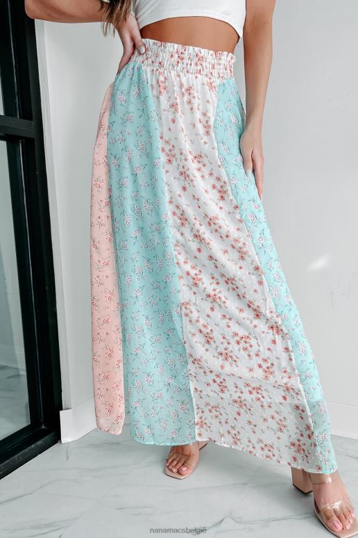 ivoor multi het maken van meer herinneringen bloemen maxi rok NanaMacs HPTT3193