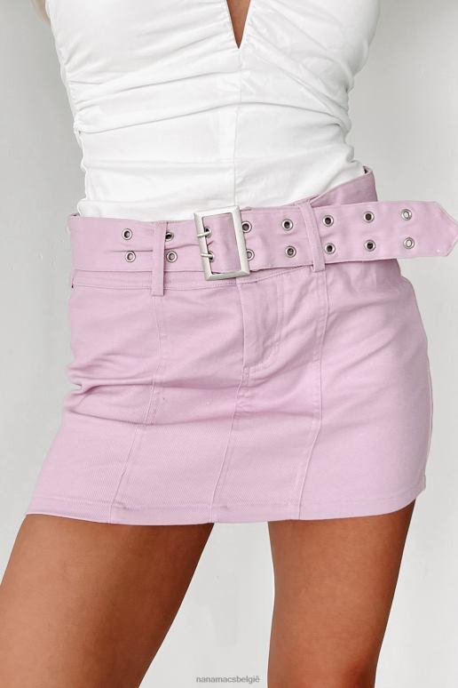 lavendel start de minirok met feestriem NanaMacs HPTT3174