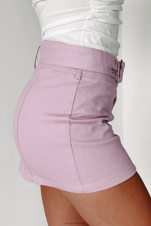 lavendel start de minirok met feestriem NanaMacs HPTT3174