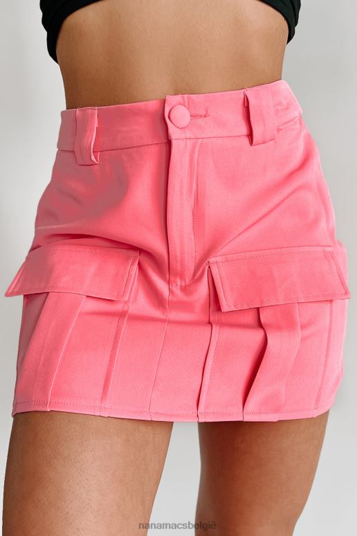 roze beter nu minirok met cargozak NanaMacs HPTT3161