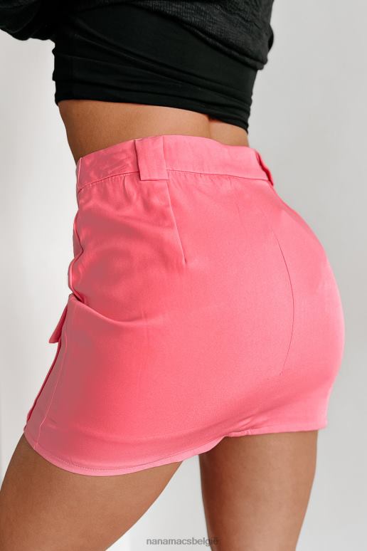 roze beter nu minirok met cargozak NanaMacs HPTT3161