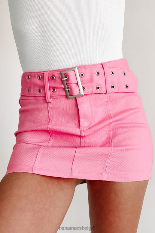 roze start de minirok met feestriem NanaMacs HPTT3183