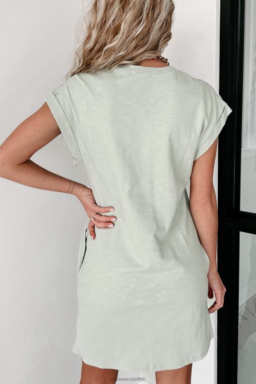 verstandig T-shirtjurk met manchetten NanaMacs HPTT1800