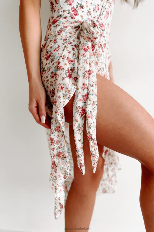 gebroken wit beter door de waterbloemen chiffon sarong wrap NanaMacs HPTT3558