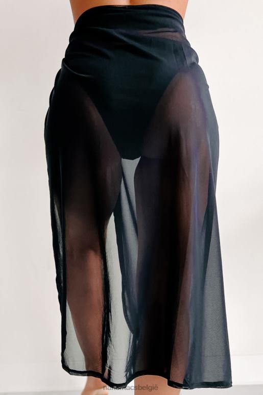 zwart zoete zomer mesh sarong zwemhoes NanaMacs HPTT3546