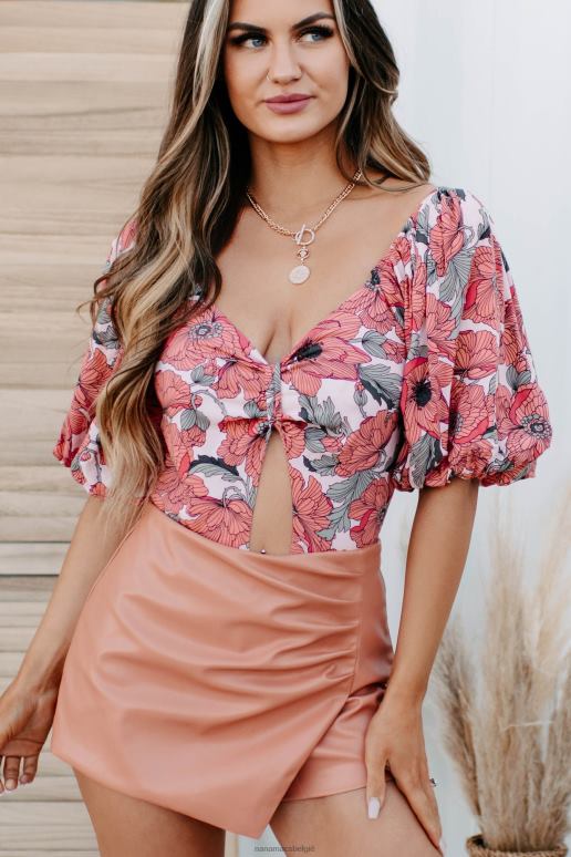 blozen/rozen mooie bloemen originele bloemen bodysuit NanaMacs HPTT423