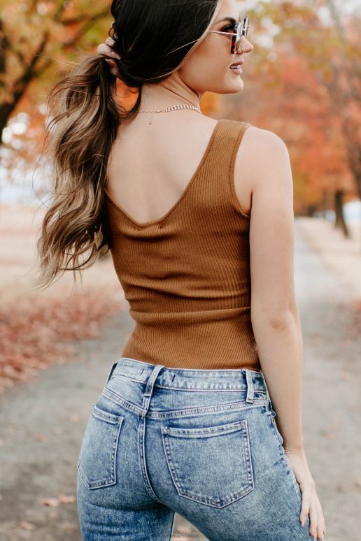 bruin je was van mij eerste ribgebreide romper met ronde hals NanaMacs HPTT324