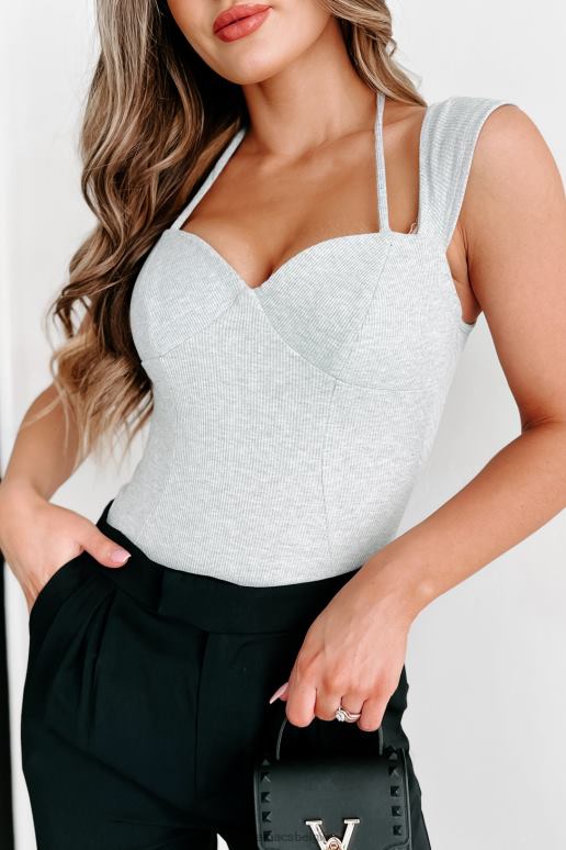 grijs Neem richting origineel bodysuit NanaMacs HPTT334