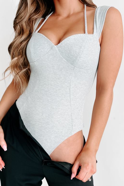 grijs Neem richting origineel bodysuit NanaMacs HPTT334
