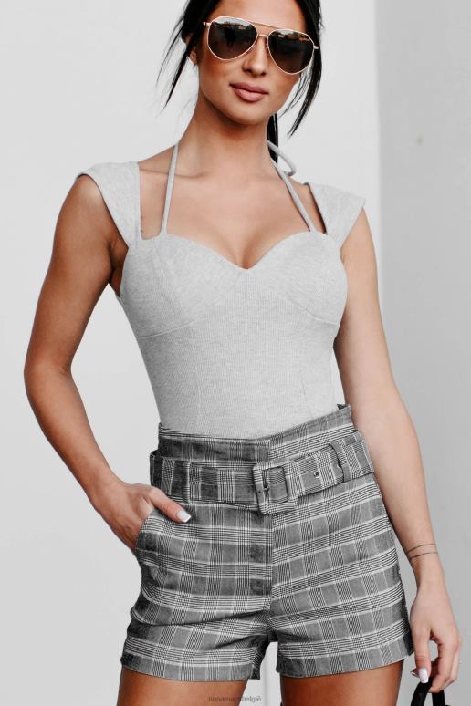 grijs Neem richting origineel bodysuit NanaMacs HPTT334