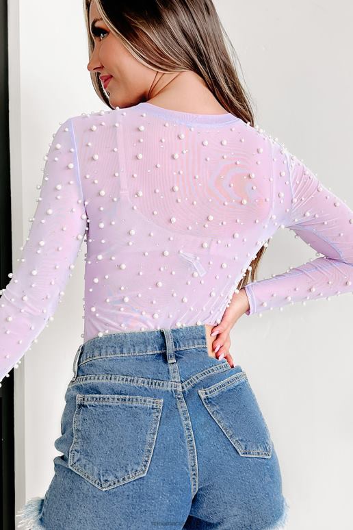 lila make me famous strass parel mesh bodysuit NanaMacs HPTT351