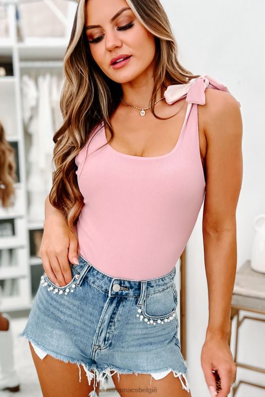 mauve/roze waarheden vertellen originele omkeerbare bodysuit NanaMacs HPTT330