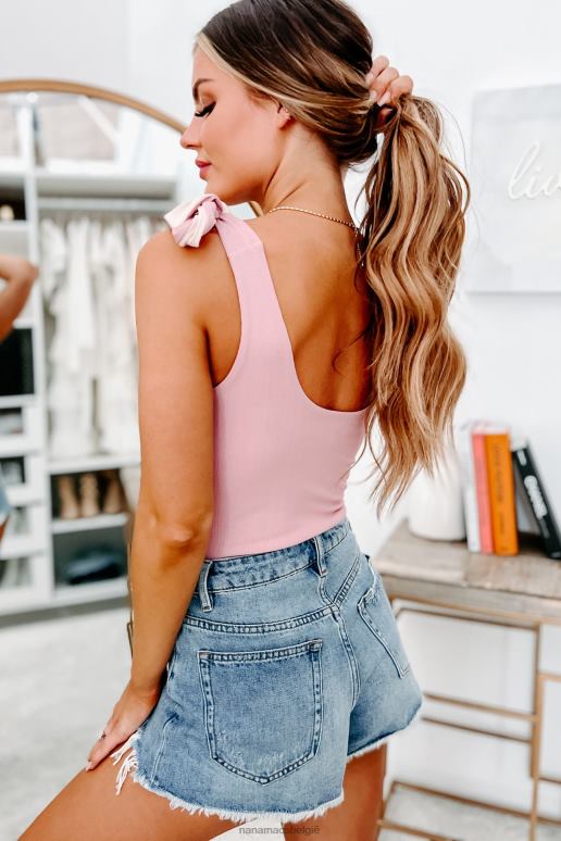 mauve/roze waarheden vertellen originele omkeerbare bodysuit NanaMacs HPTT330