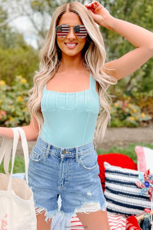 verstandig verfrissend briesje geribbeld tankbodysuit NanaMacs HPTT338