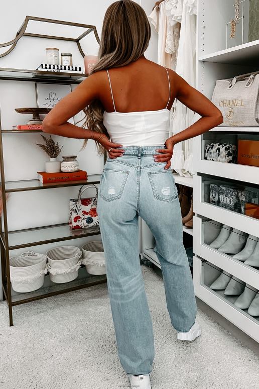 wit bodysuit met metalen ringen voor kleine veranderingen NanaMacs HPTT344