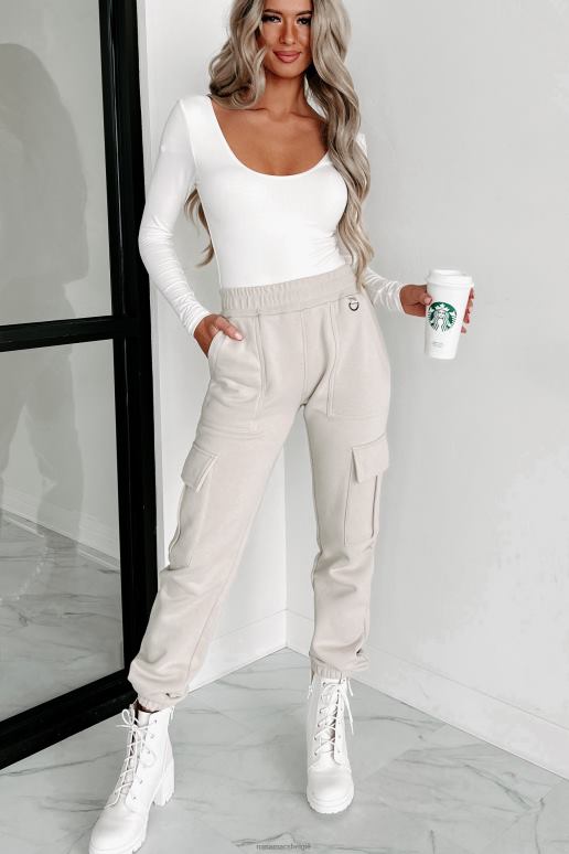 wit macie originele bodysuit met v-hals NanaMacs HPTT327