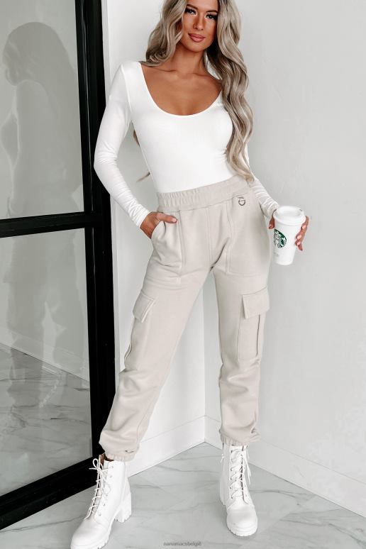 wit macie originele bodysuit met v-hals NanaMacs HPTT327