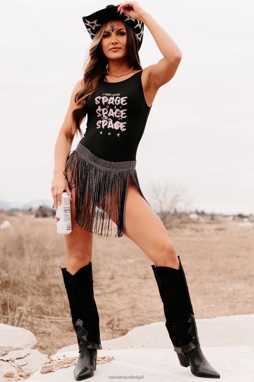 zwart ik heb een mouwloze bodysuit met laag uitgesneden rug nodig NanaMacs HPTT461