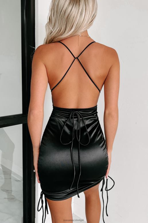 zwart het raken van de stad halter bodycon-jurk NanaMacs HPTT1837