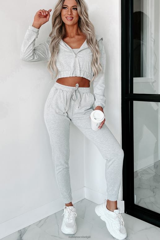 heide grijs op lounge mode 3 delige loungeset NanaMacs HPTT1189