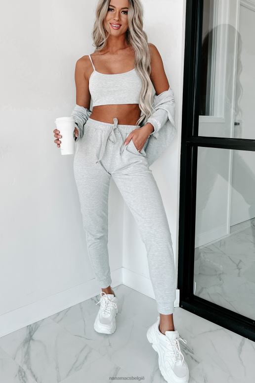 heide grijs op lounge mode 3 delige loungeset NanaMacs HPTT1189