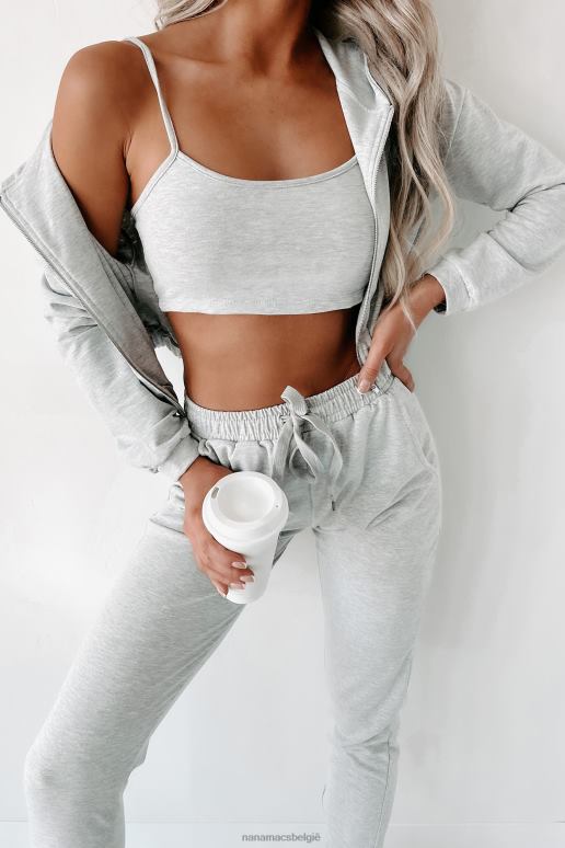 heide grijs op lounge mode 3 delige loungeset NanaMacs HPTT1189