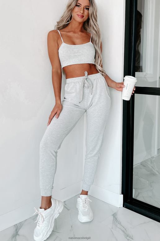 heide grijs op lounge mode 3 delige loungeset NanaMacs HPTT1189