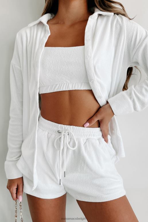 wit tassen vol driedelige set topshorts NanaMacs HPTT500