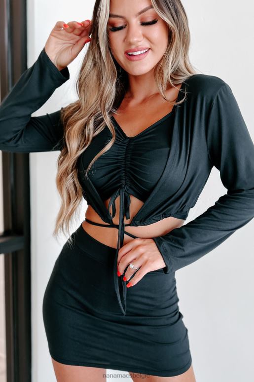 zwart strutting it 3-delige rokset NanaMacs HPTT1245